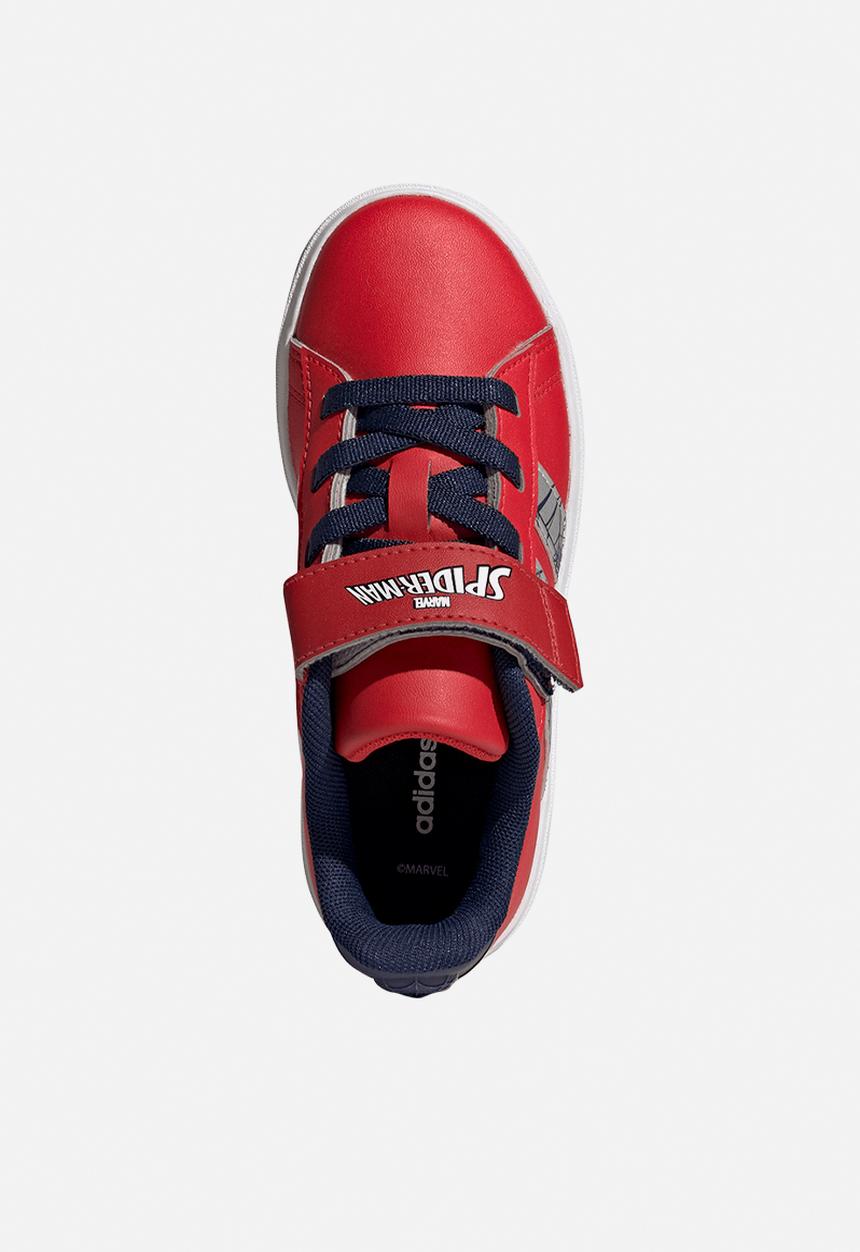 adidas Performance - Grand Court Spider-Man El K - Pure Ruby/Silver Met./Dark Blue