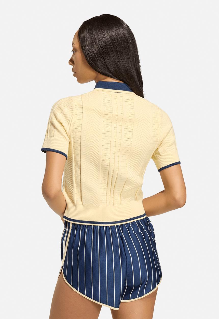 adidas Originals - Polo Sh Sleeves - Warm Vanilla