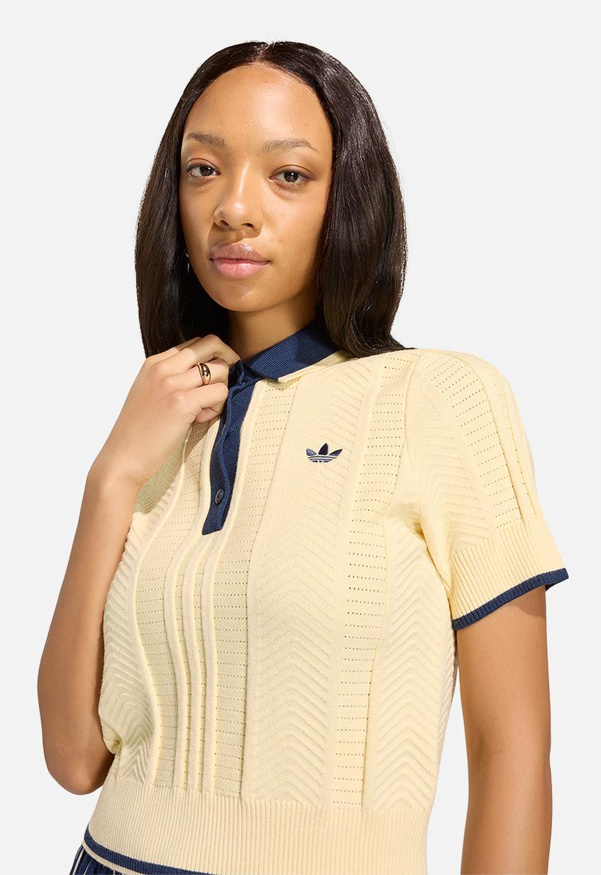 adidas Originals - Polo Sh Sleeves - Warm Vanilla