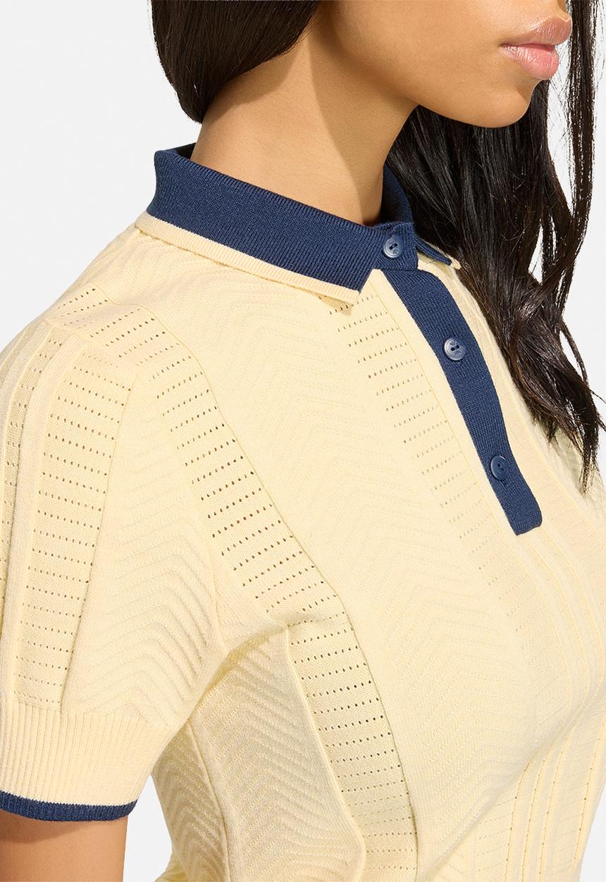 adidas Originals - Polo Sh Sleeves - Warm Vanilla