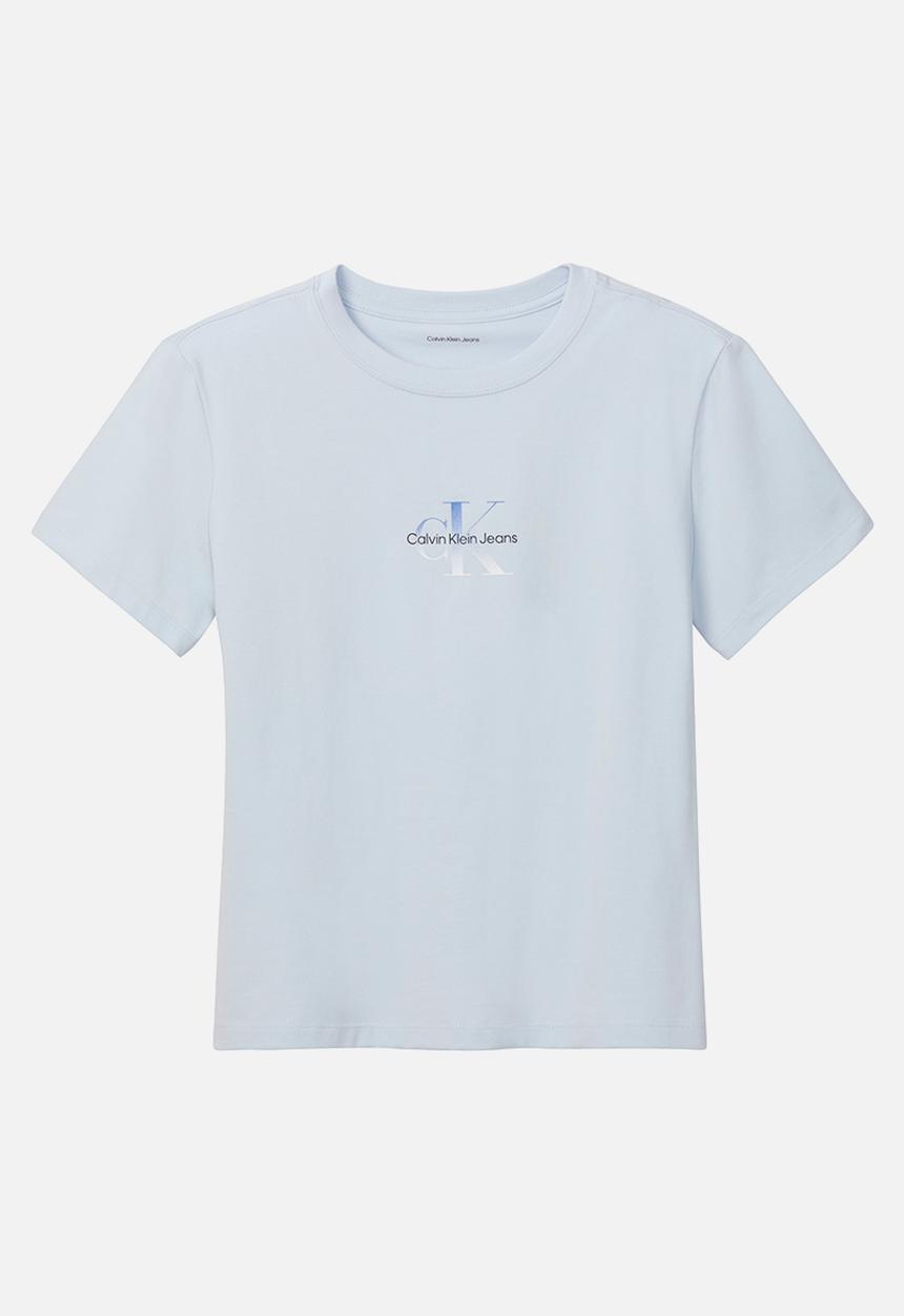 Calvin Klein - Gradient monologo slim tee - plein air