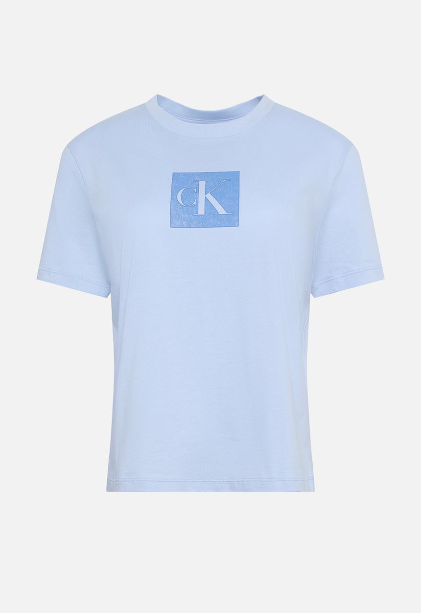 Calvin Klein - Short sleeve classic fit monogram tee - breezy blue