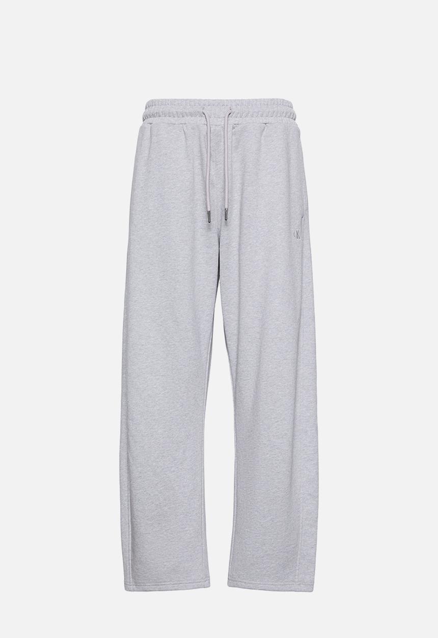 Calvin Klein - Monogram french terry barrel pant - heroic grey heather