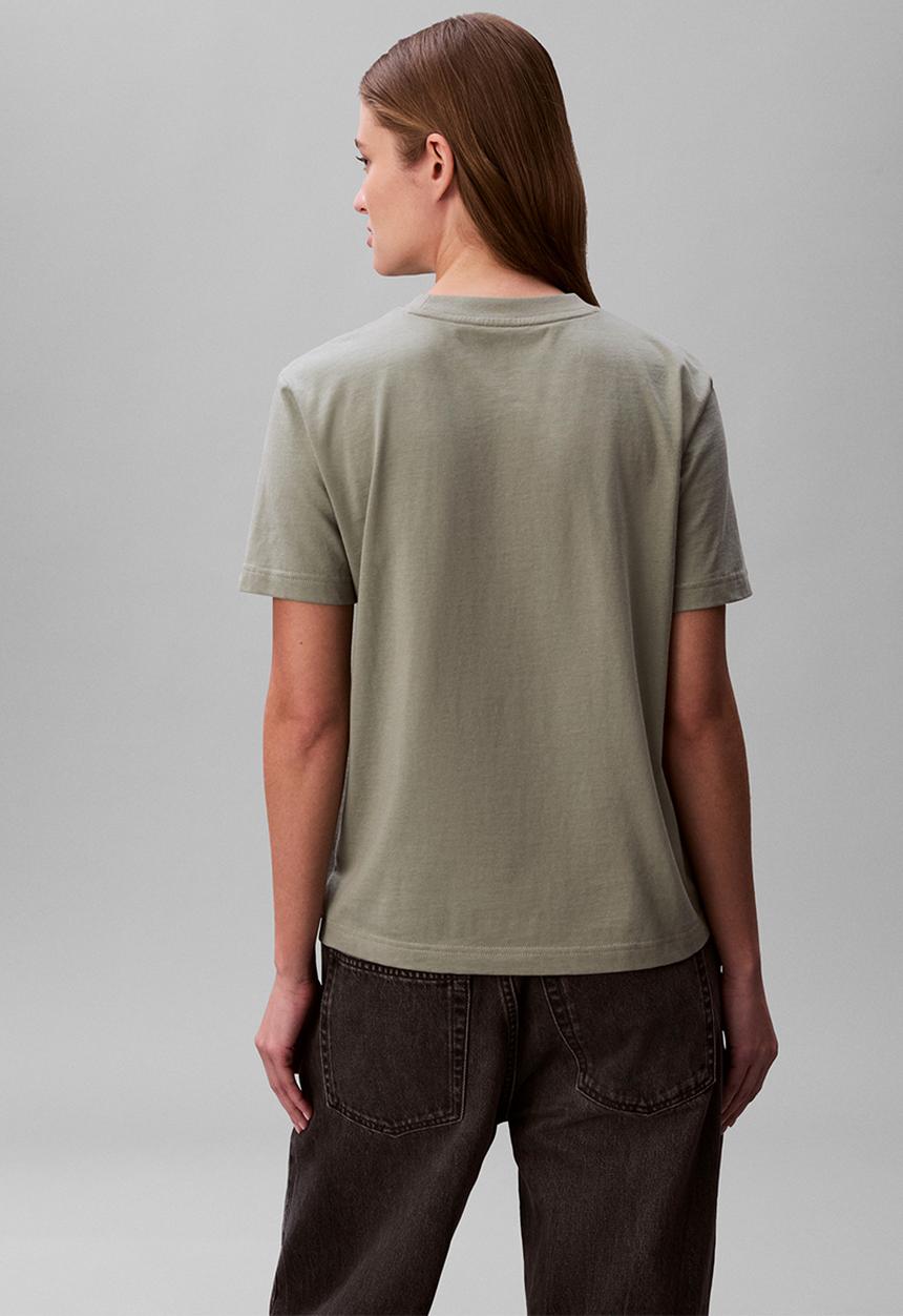 Calvin Klein - A- inst. logo classic tee short sleeve - shadow