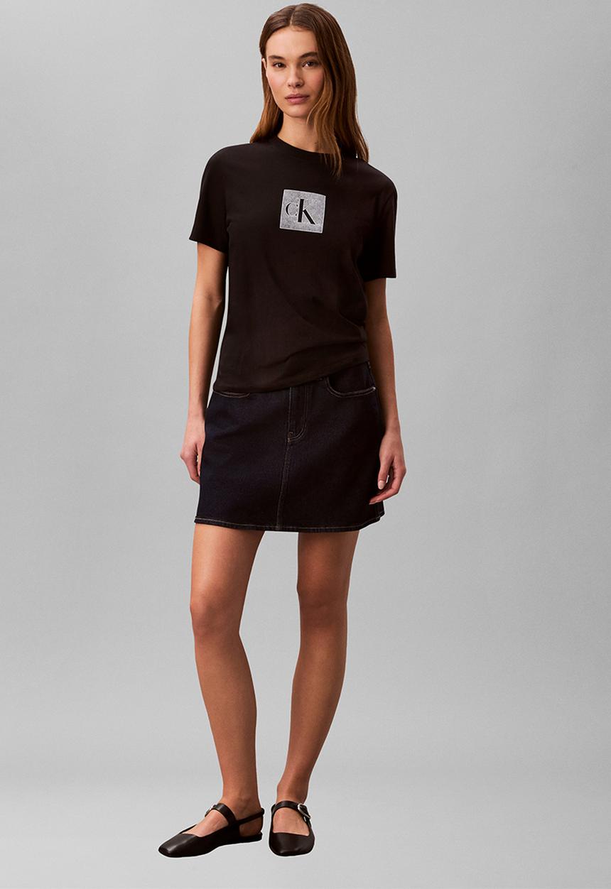Calvin Klein - Short sleeve classic fit monogram tee - black