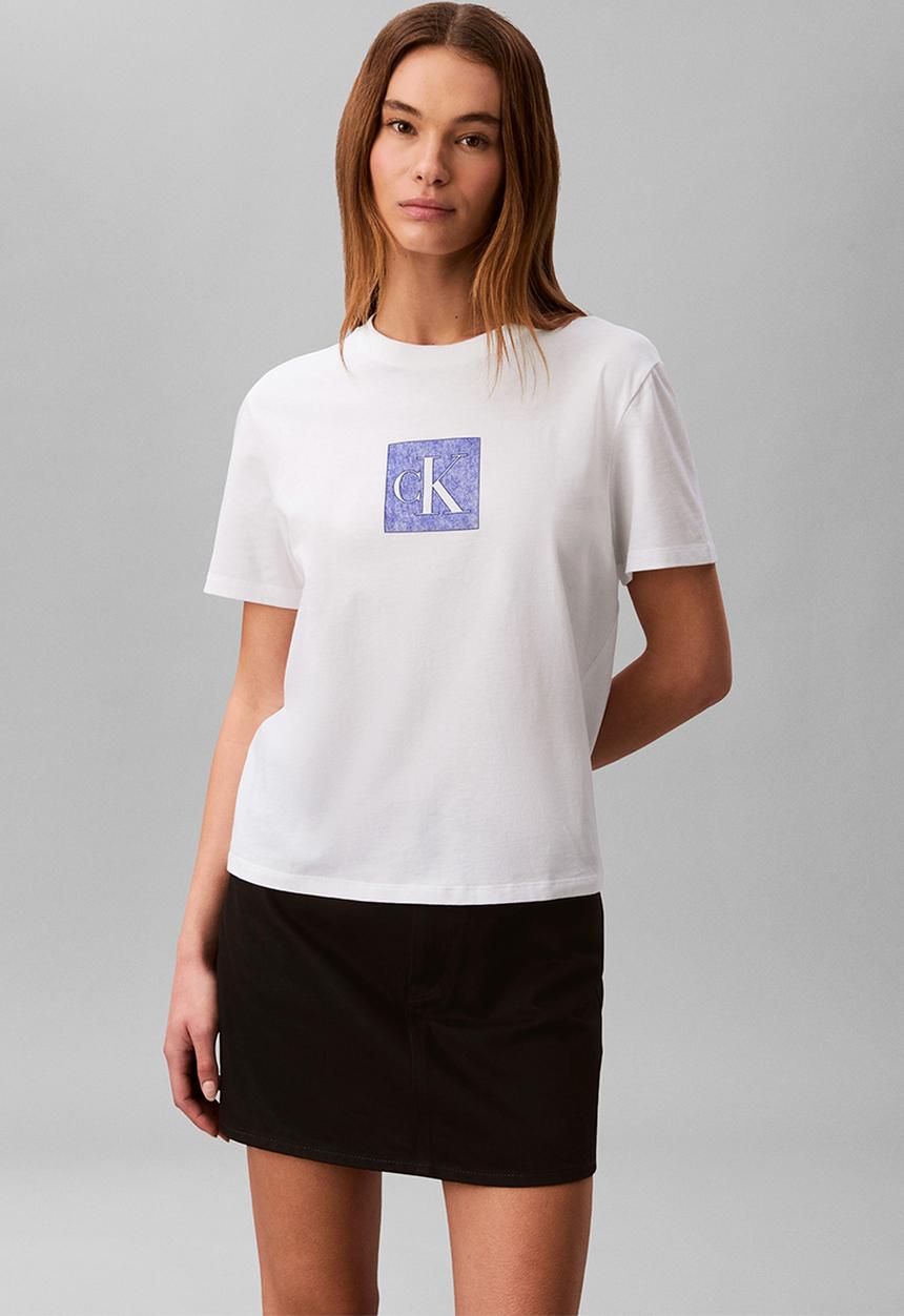 Calvin Klein - Short sleeve classic fit monogram tee - bright white