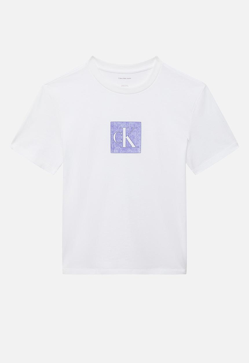 Calvin Klein - Short sleeve classic fit monogram tee - bright white