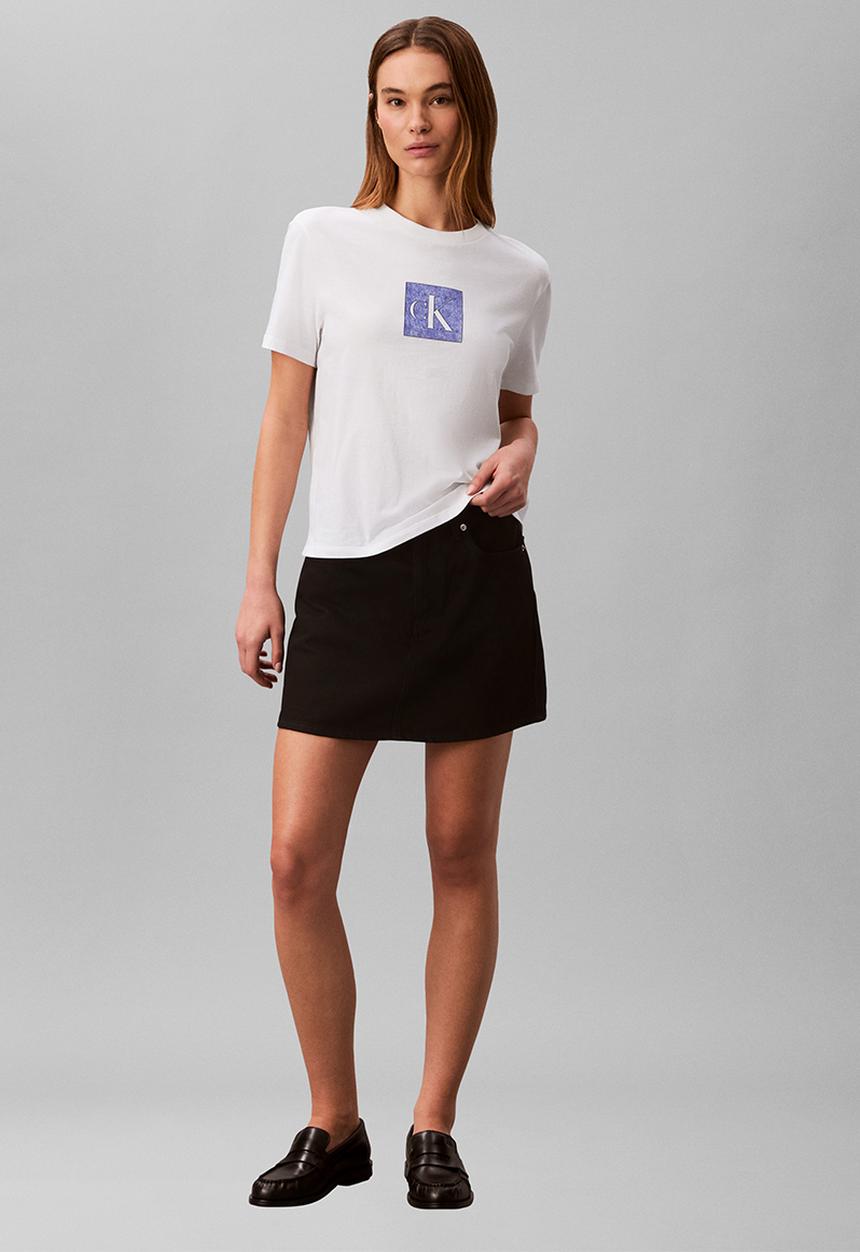 Calvin Klein - Short sleeve classic fit monogram tee - bright white