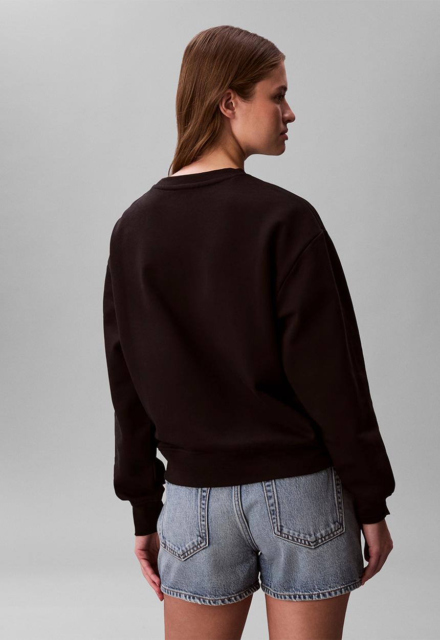 Calvin Klein - Long sleeve ck foil crew sweatshirt - black