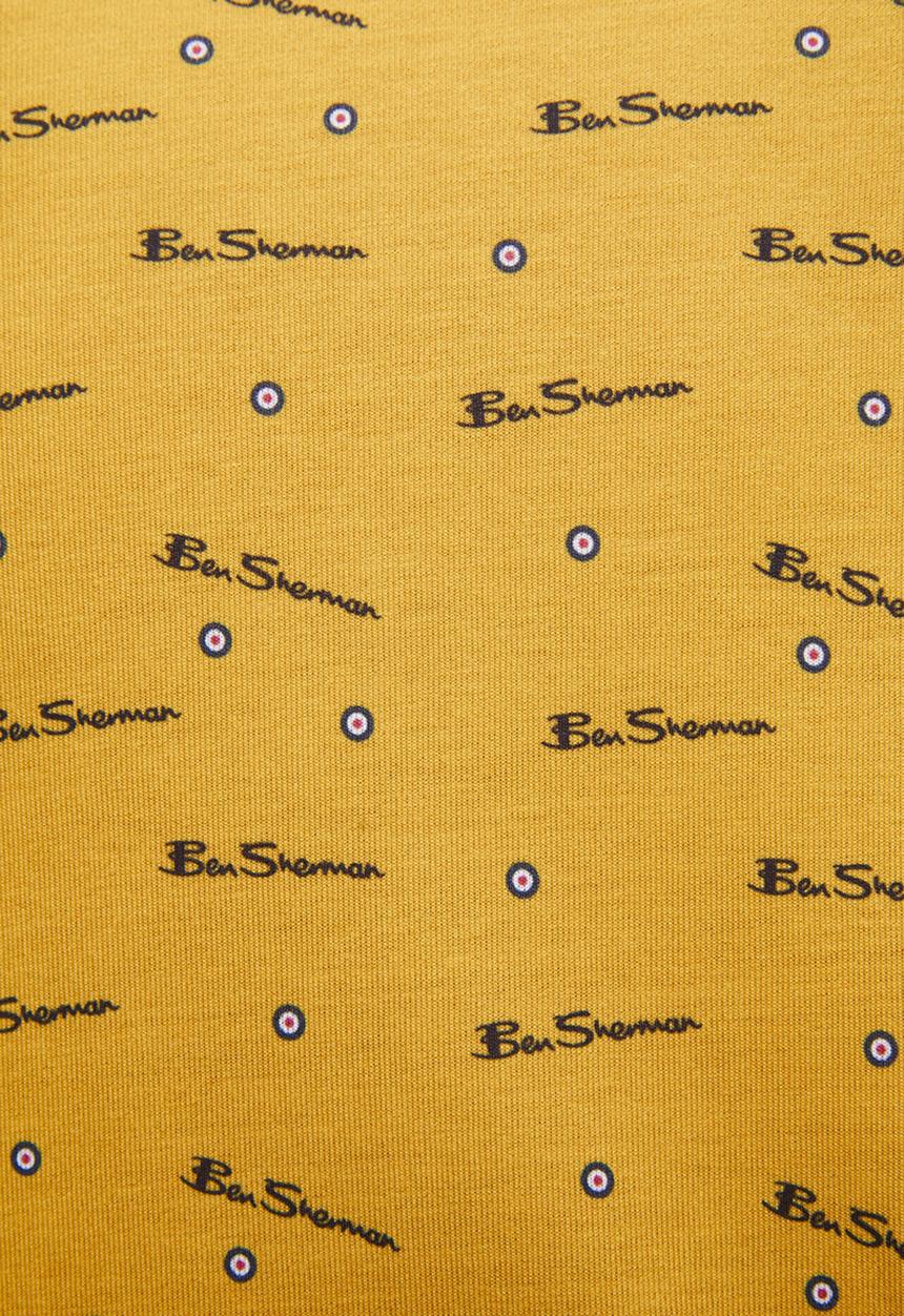 Ben Sherman - Ben Tar Aop Polo - Yellow