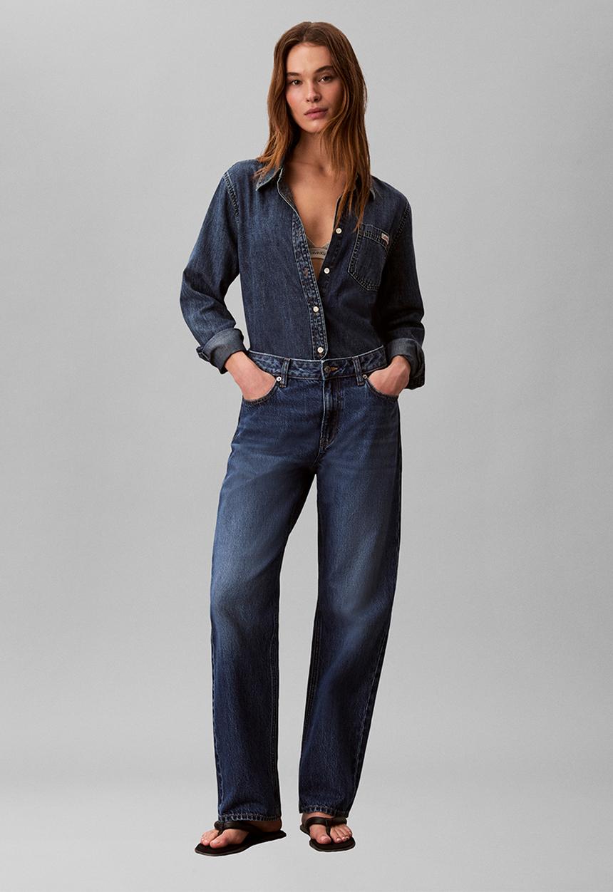 Calvin Klein - 90s straight indigo julius - indigo julius
