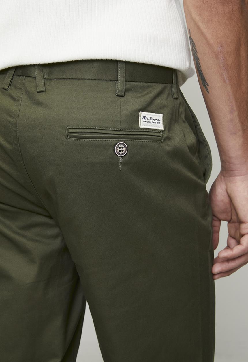 Ben Sherman - Bs Straight Leg Chino - Olive