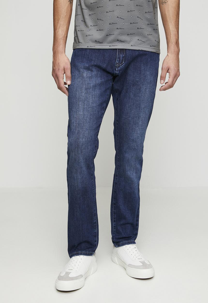 Ben Sherman - Straight Fit Classic Denim - Dk Blue
