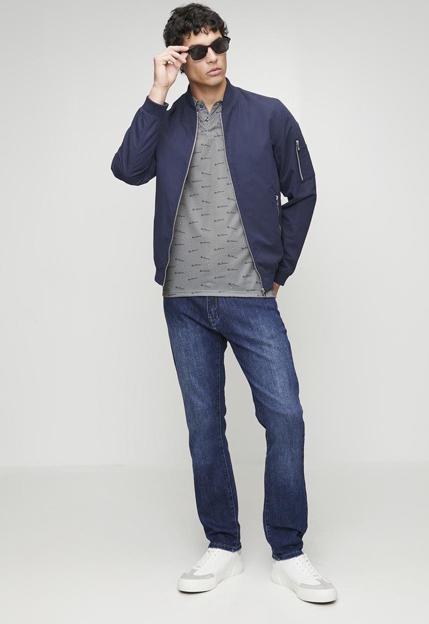 Ben Sherman - Straight Fit Classic Denim - Dk Blue