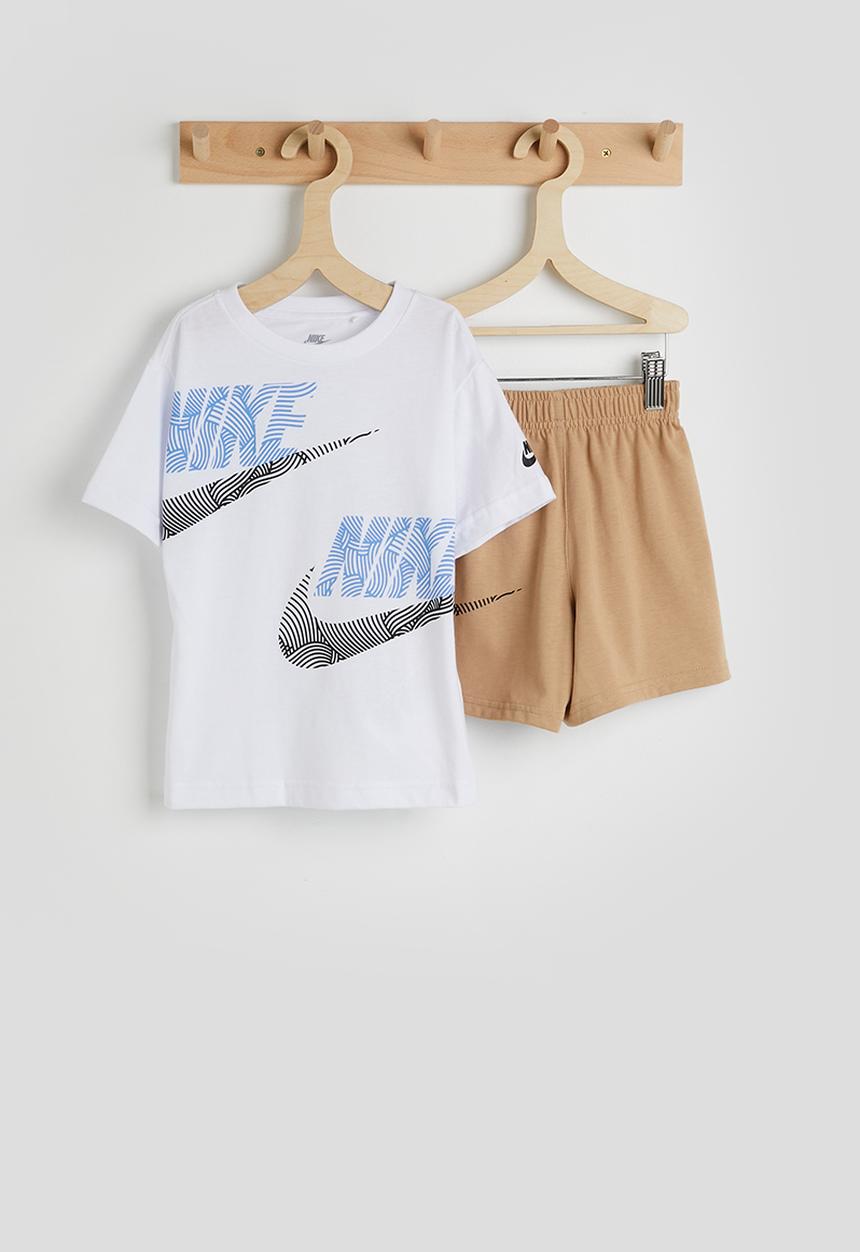 Nike - Nkb B Nsw Itz Relaxed Jersey S - Hemp & White
