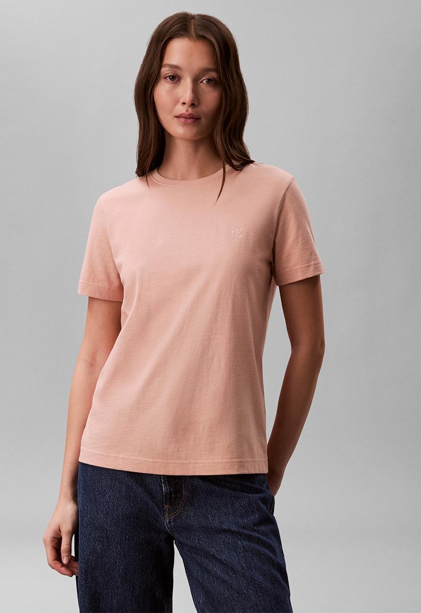 Calvin Klein - Short sleeve monogram crew tee - tuscan wind