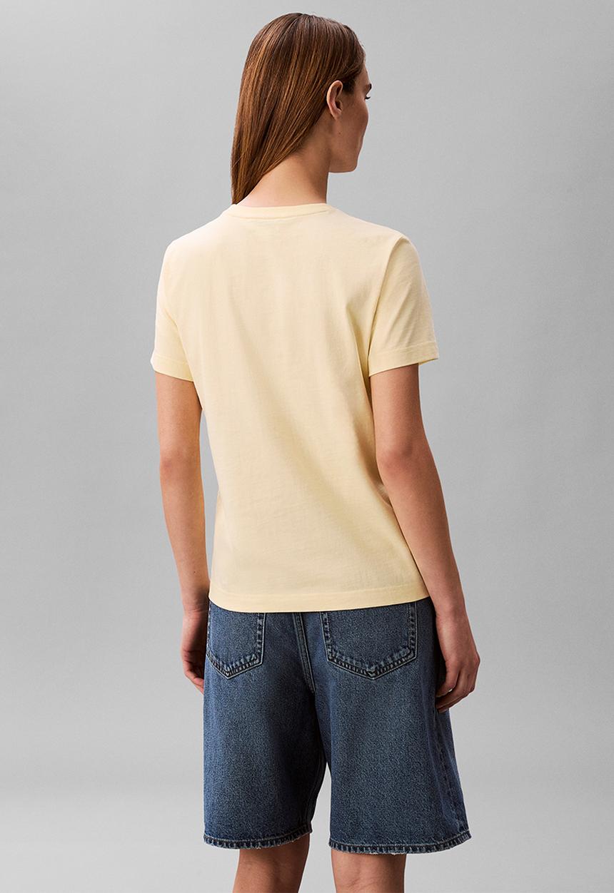 Calvin Klein - Short sleeve monogram crew tee - french vanilla