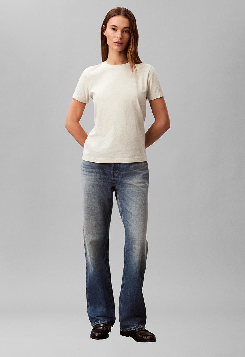 Calvin Klein - Short sleeve monogram crew tee - grey heather