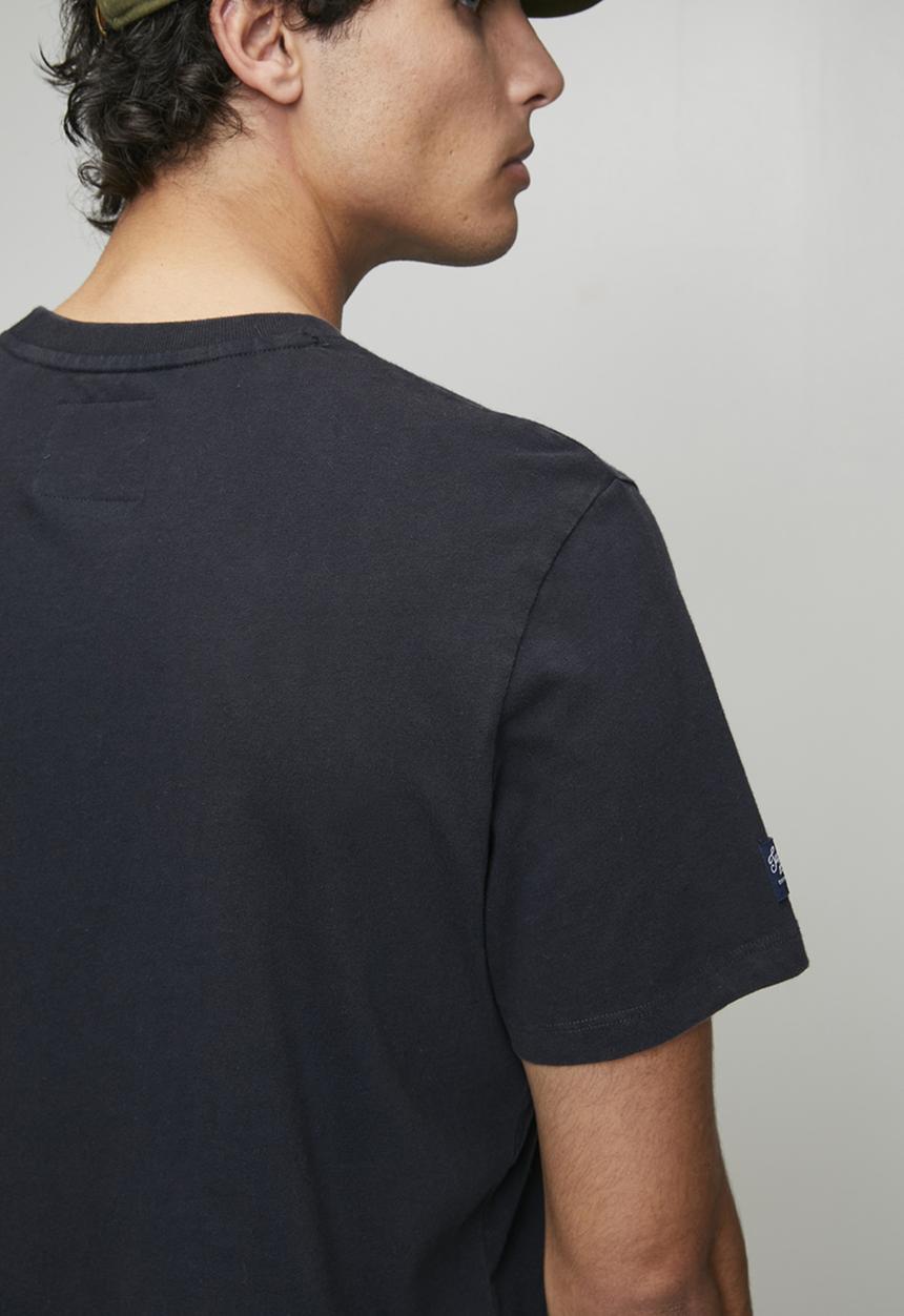 Superdry. - Industry Worker Relaxed Tee-Eclipse Navy