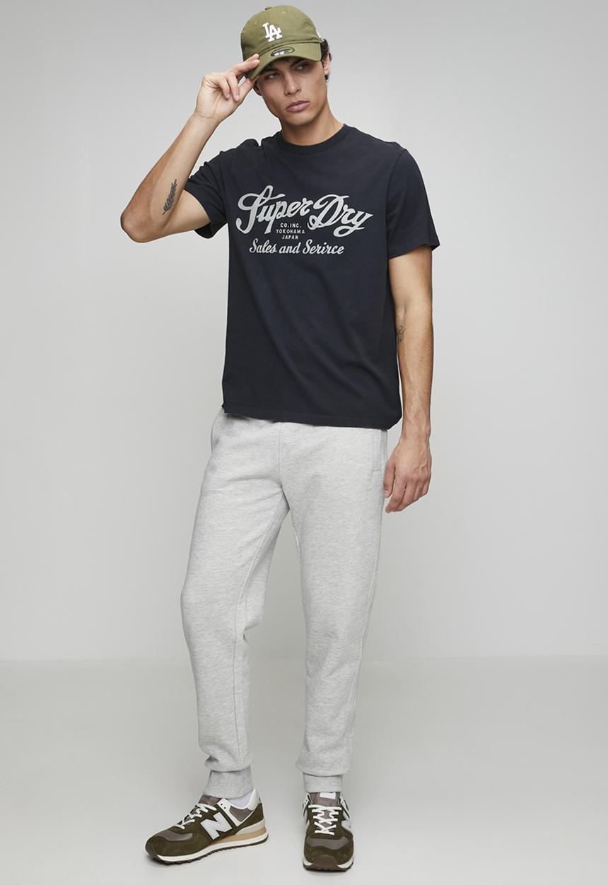 Superdry. - Industry Worker Relaxed Tee-Eclipse Navy