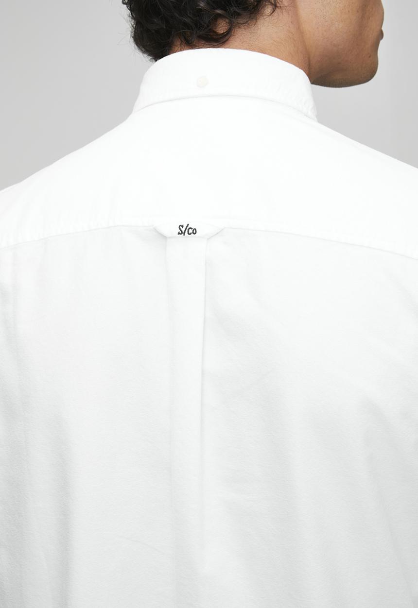 Superdry. - Preppy Oxford Long Sleeve Shirt-Optic