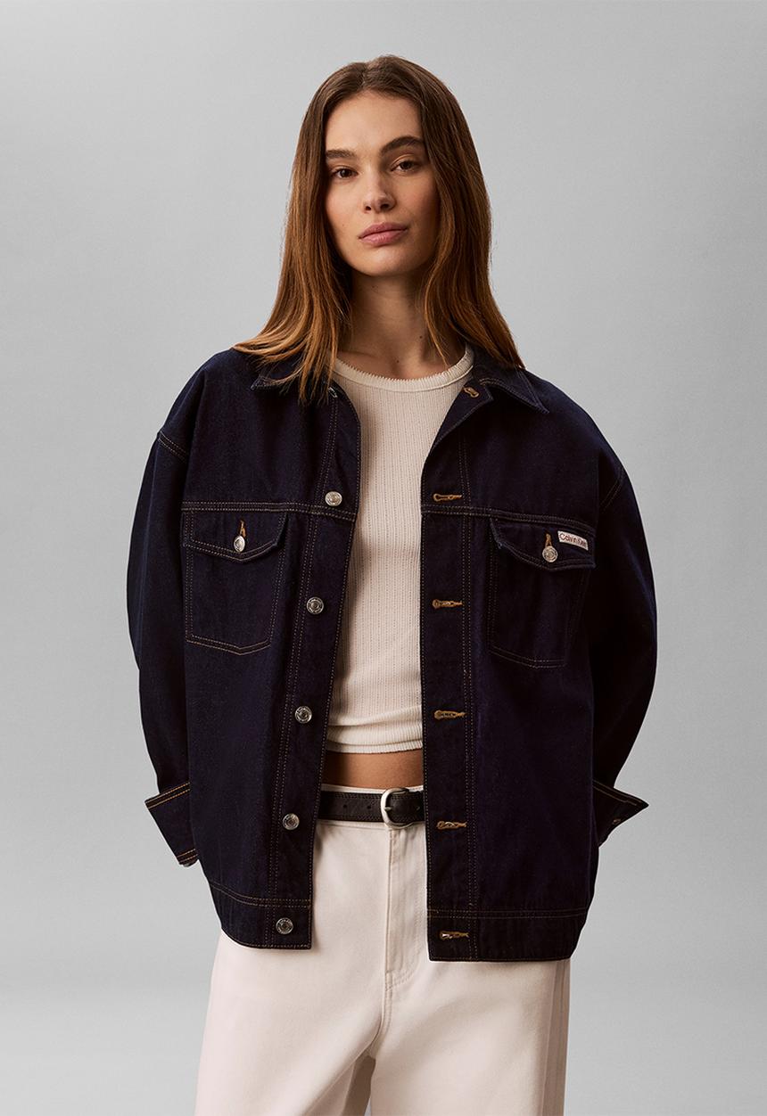 Calvin Klein - Whs cinched jacket rinse - rinse