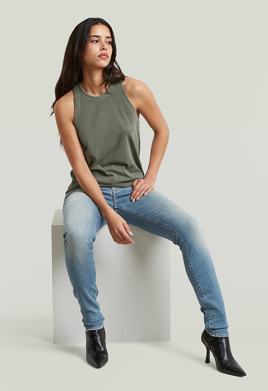 G-STAR - 3301 skinny wmn - vintage biscay blue
