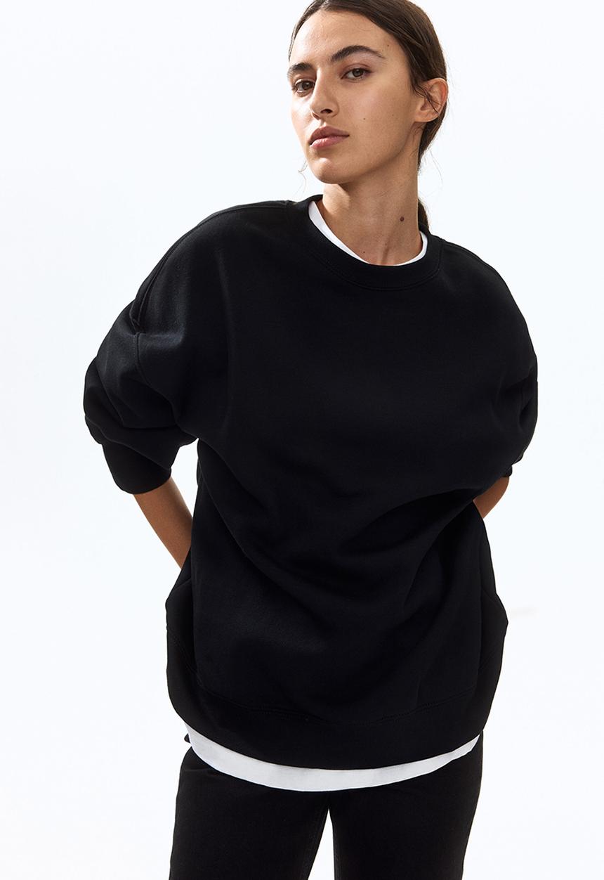 H&M - Oversized sweatshirt - black