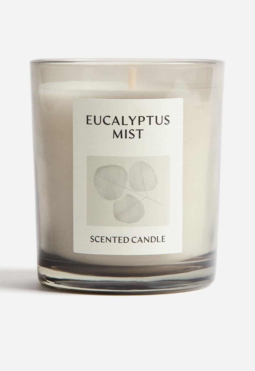 H&M - Scented candle in a glass holder - eucalyptus mist