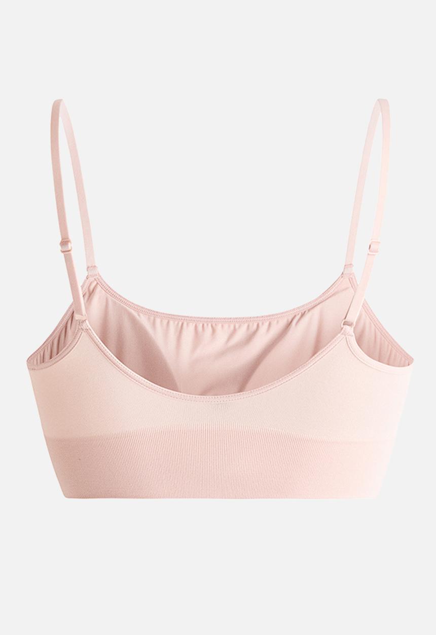 H&M - Seamless padded bralette - light pink