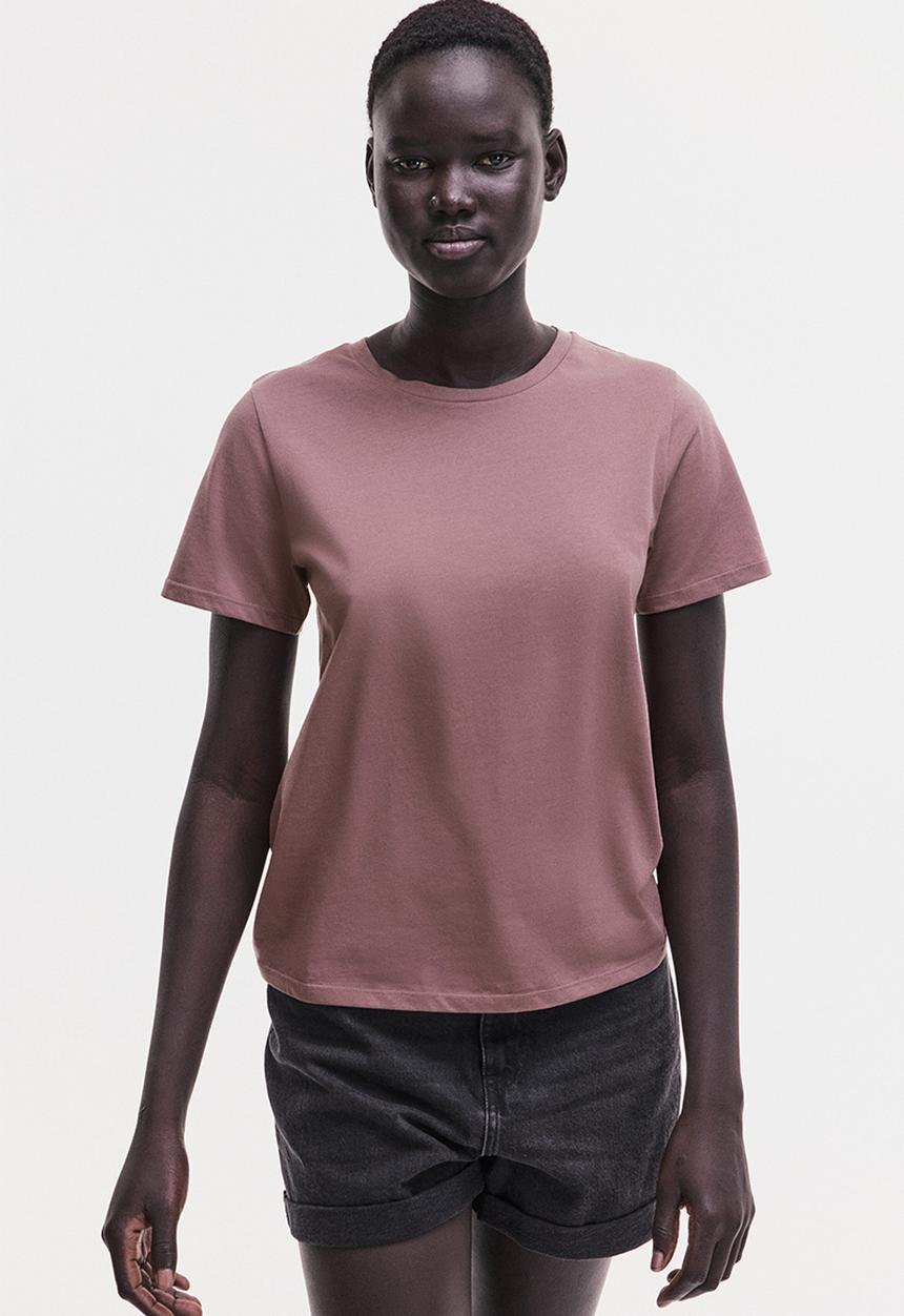 H&M - Cotton t-shirt - dark dusty pink