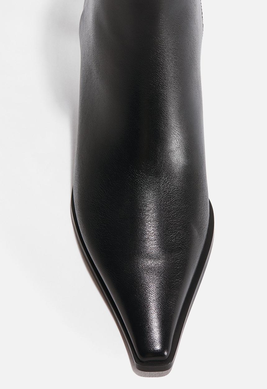 H&M - Heeled ankle boots - black
