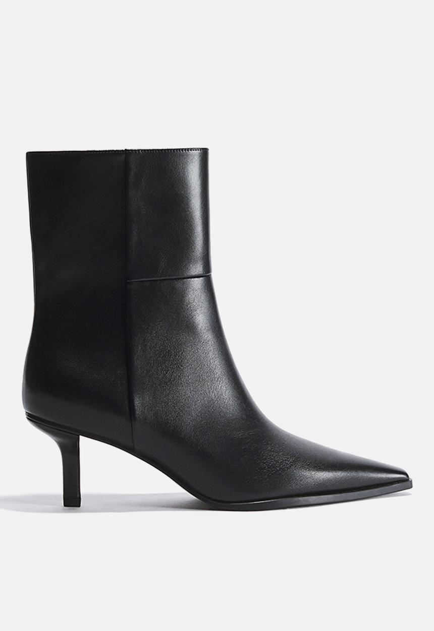 H&M - Heeled ankle boots - black