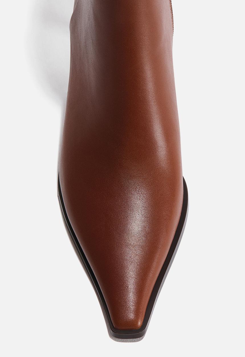 H&M - Heeled ankle boots - brown