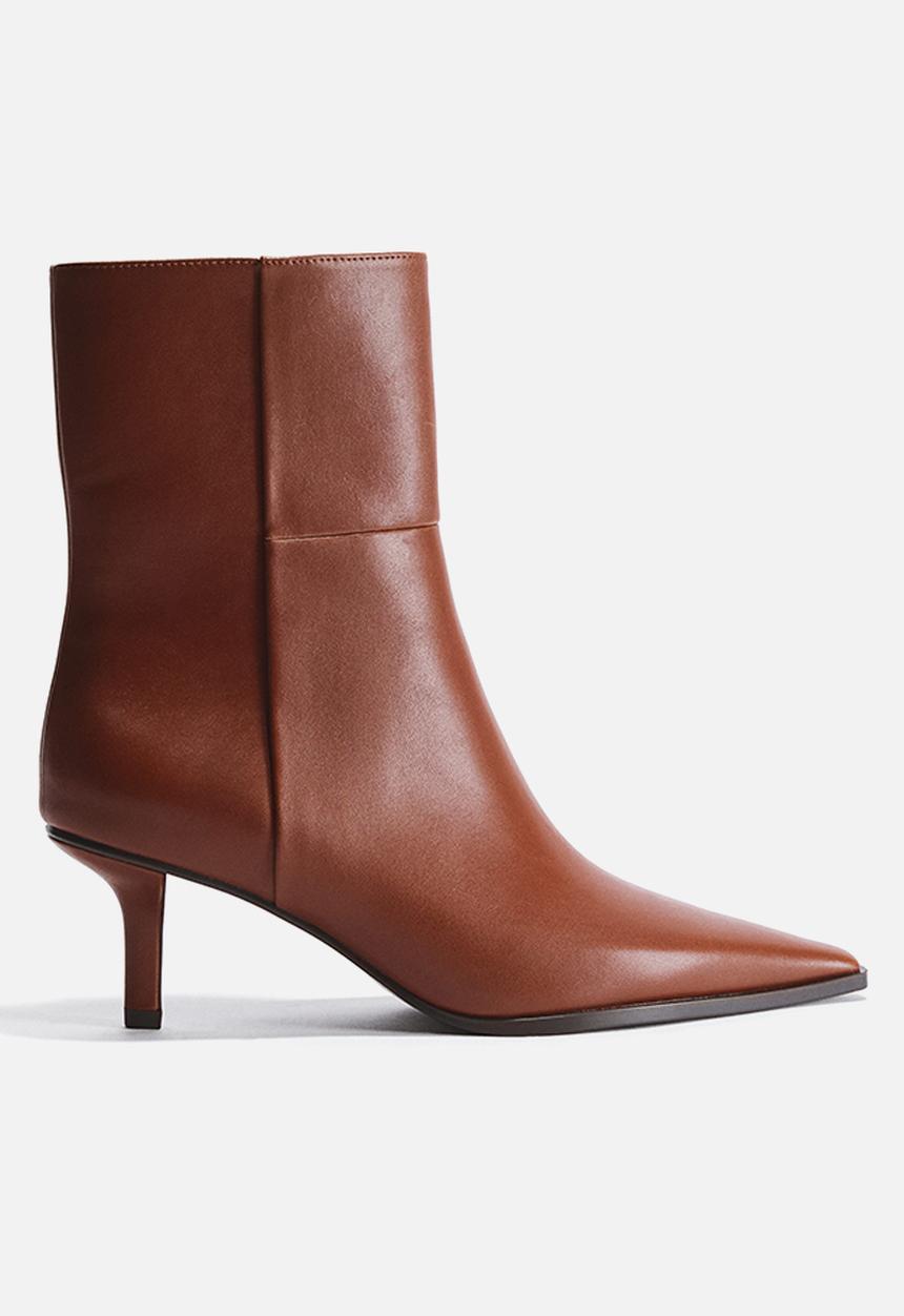 H&M - Heeled ankle boots - brown