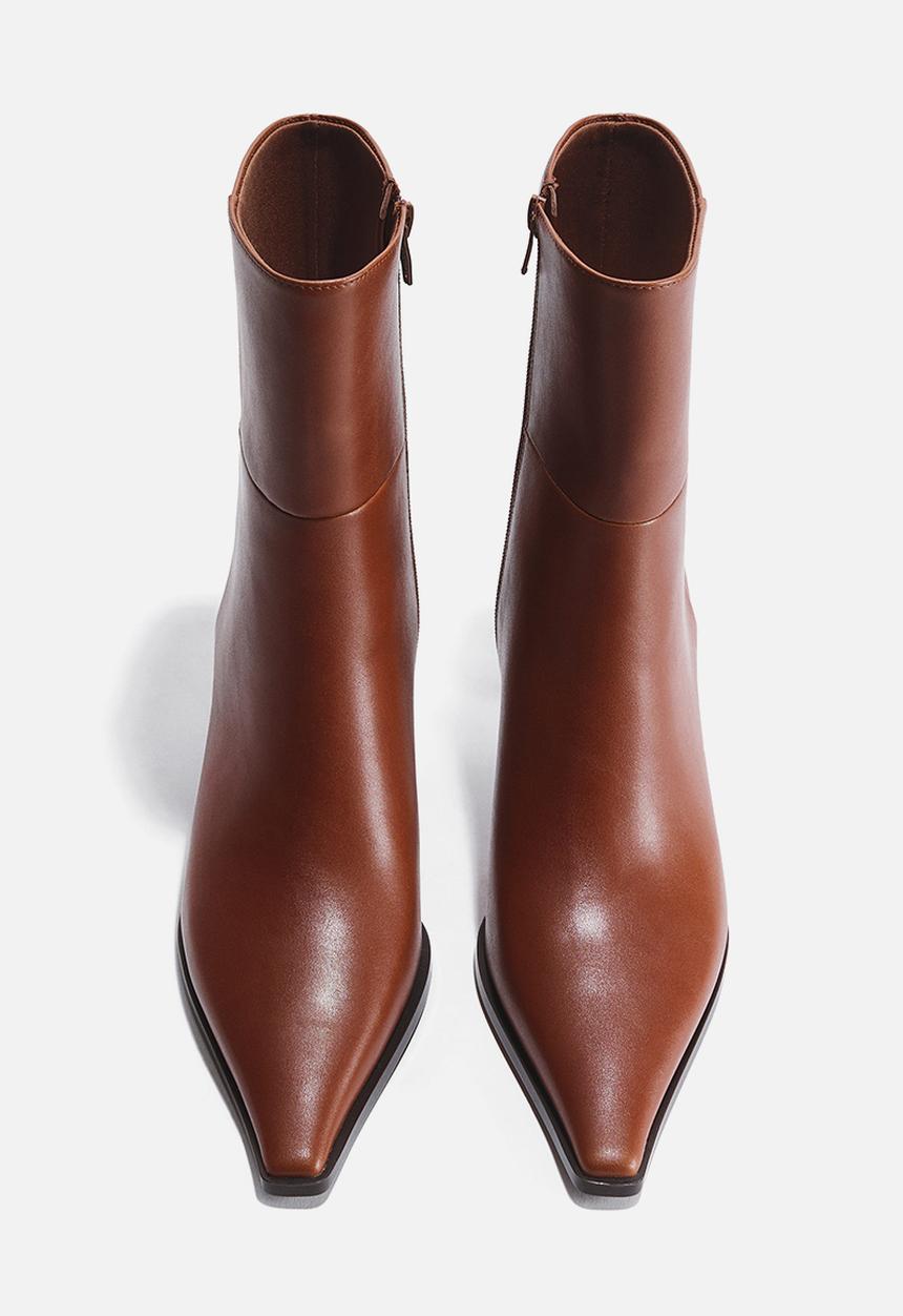 H&M - Heeled ankle boots - brown
