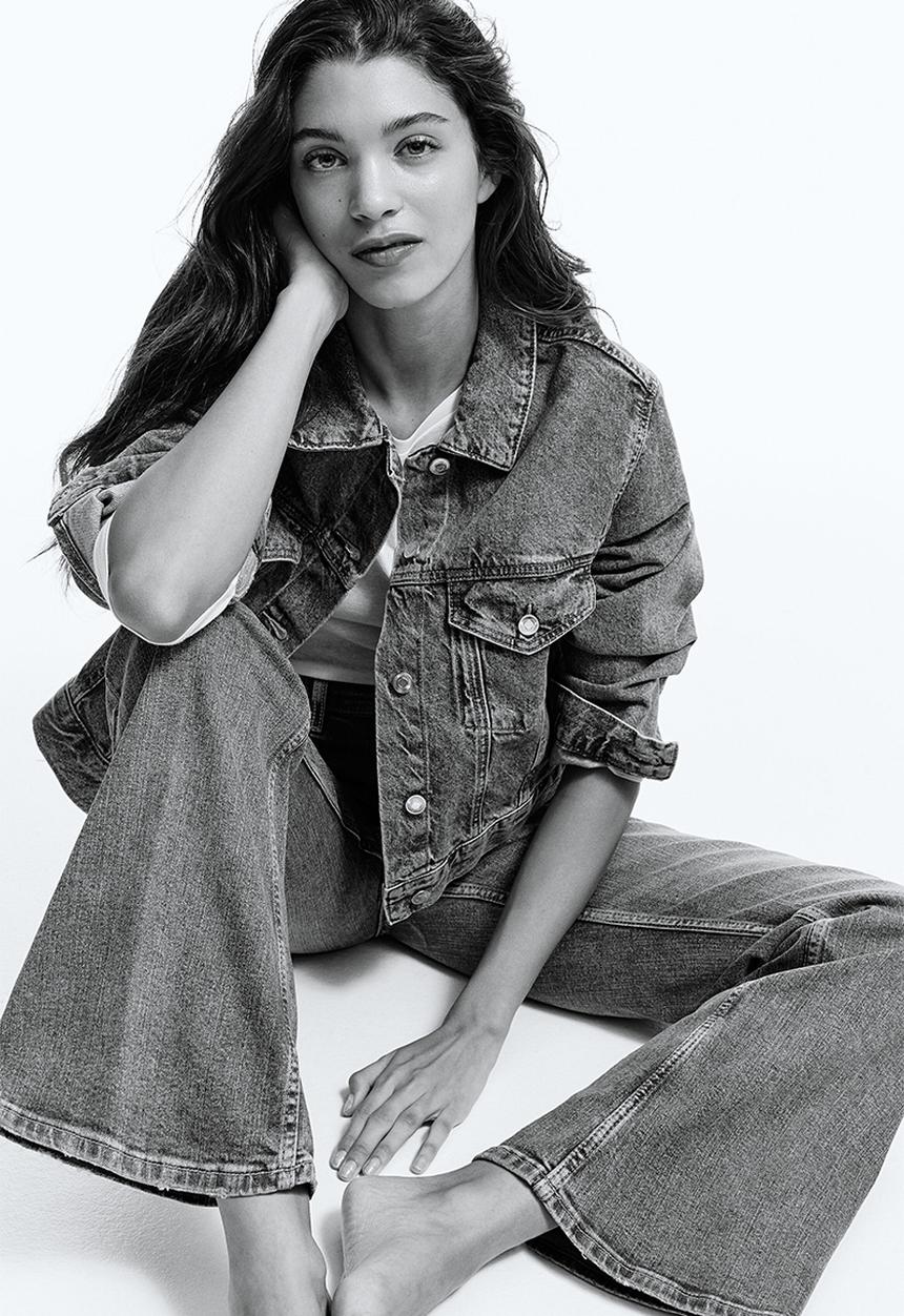 H&M - Flared high jeans - denim blue