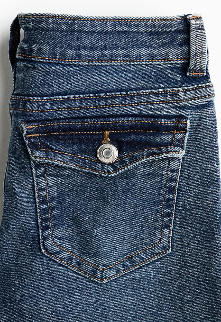 H&M - Flared low jeans - denim blue