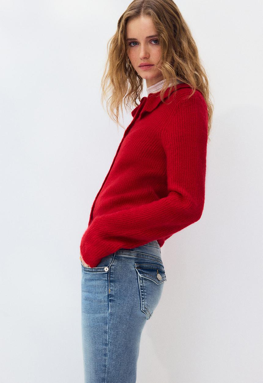 H&M - Flared low jeans - light denim blue