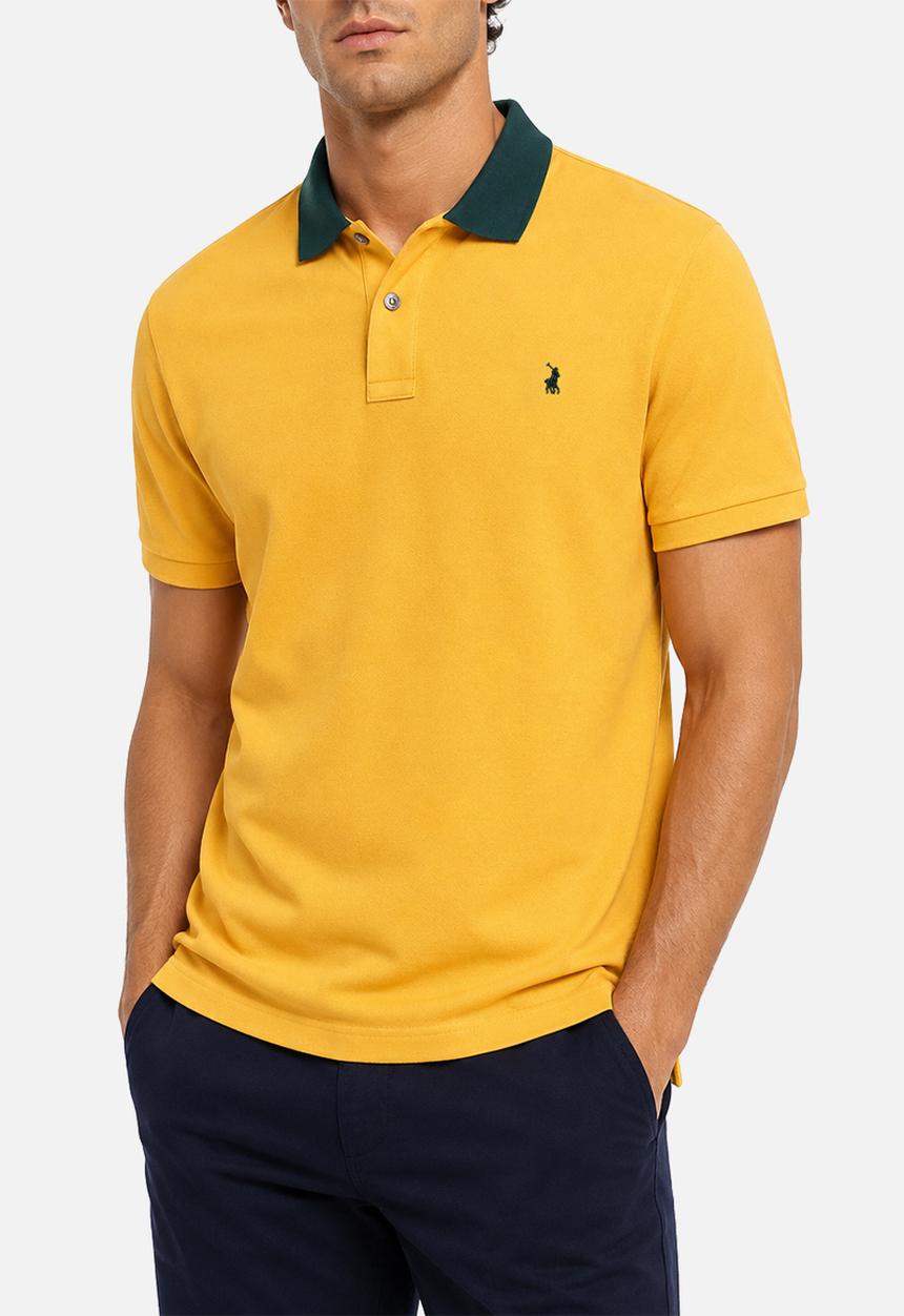 POLO - Mens Yellow Sports Golfer - Yellow