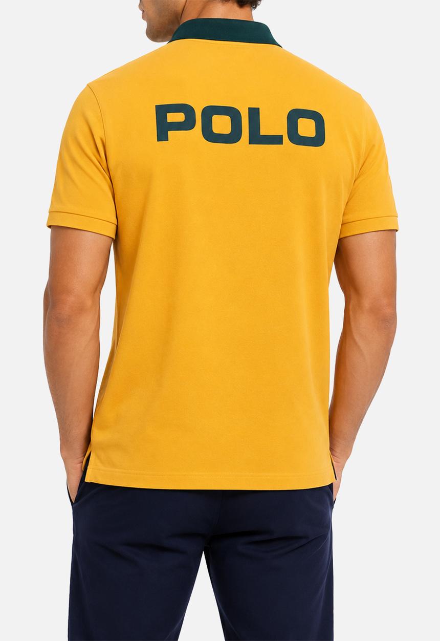 POLO - Mens Yellow Sports Golfer - Yellow