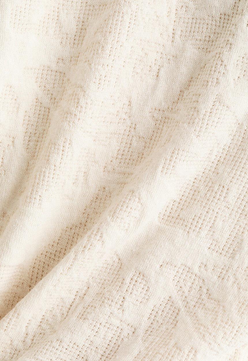 H&M - Jacquard jersey blouse - cream