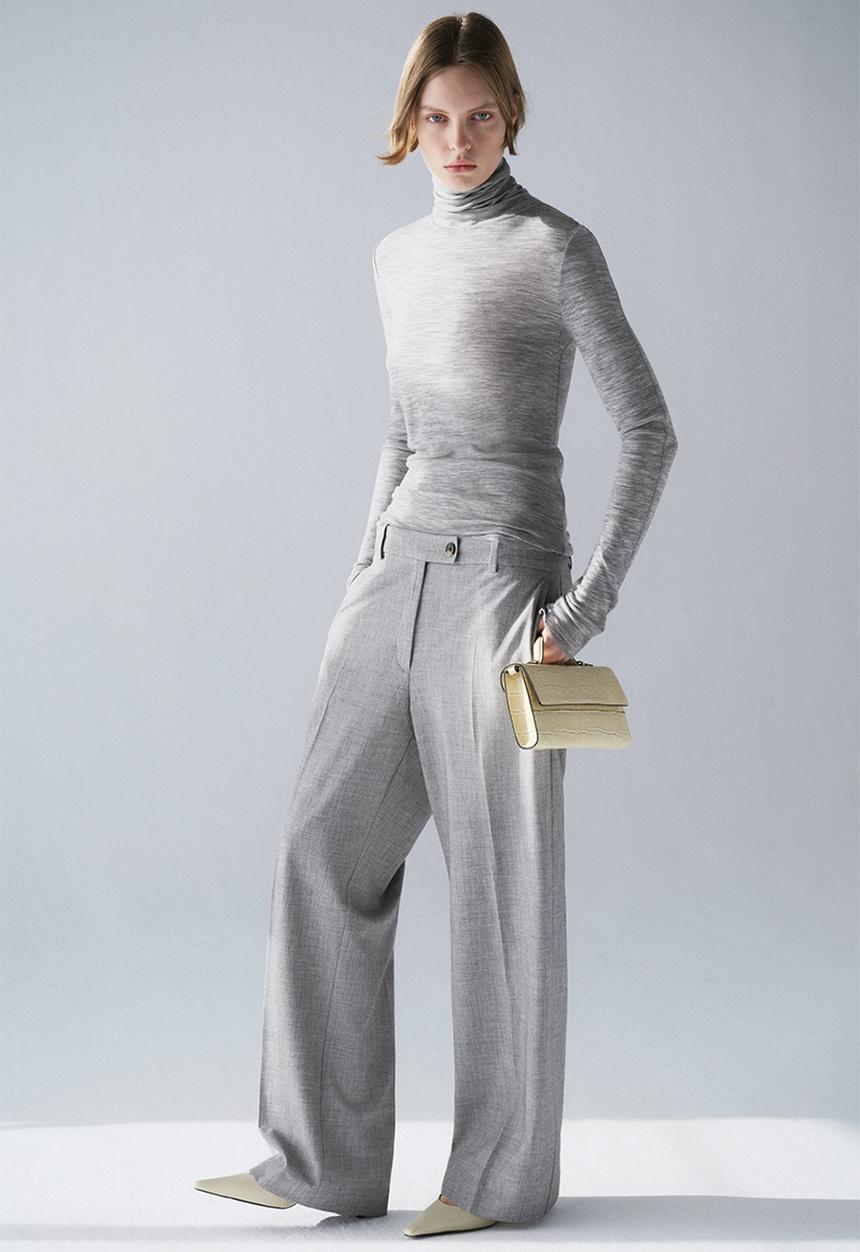 H&M - Tailored trousers - grey marl