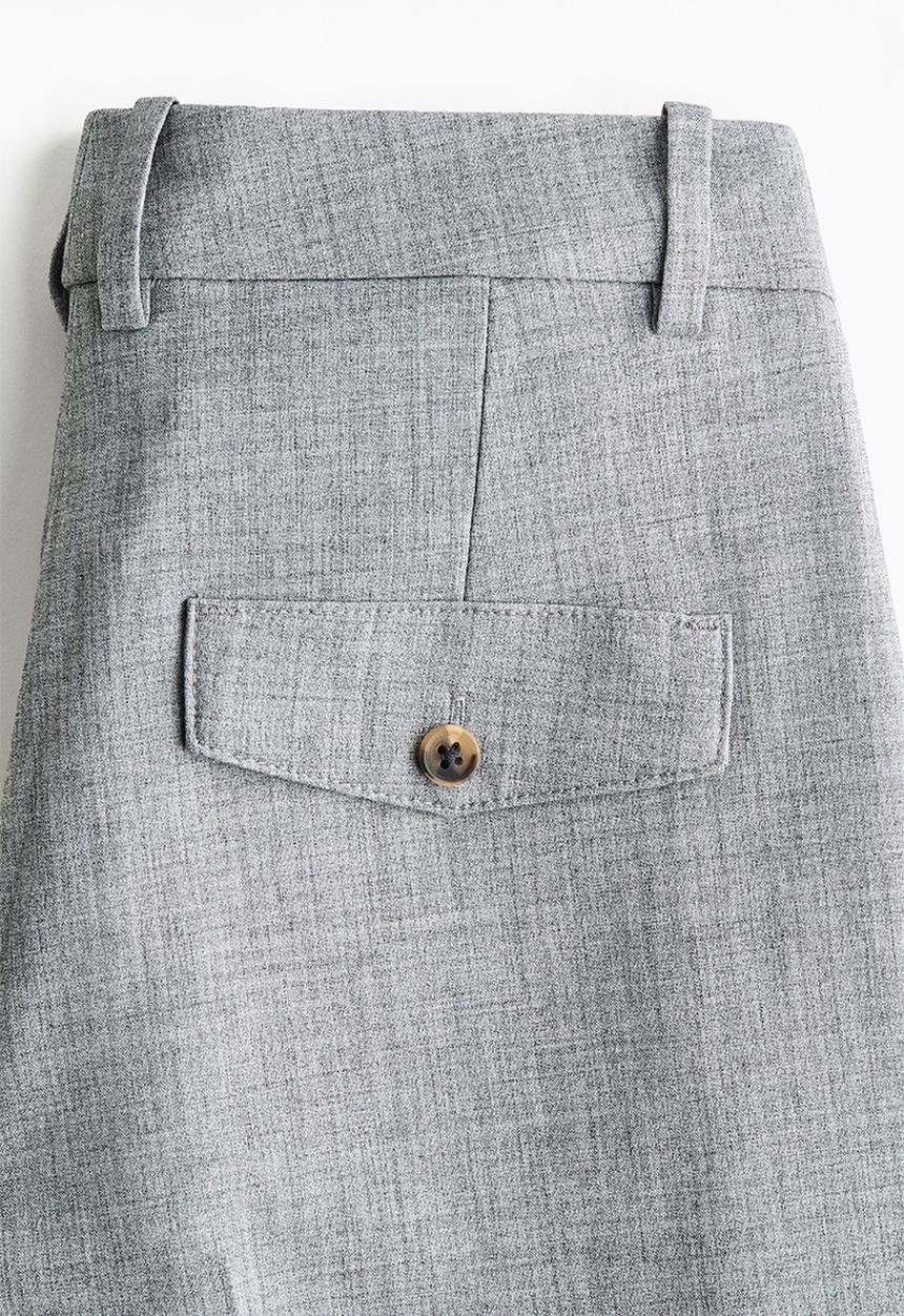 H&M - Tailored trousers - grey marl