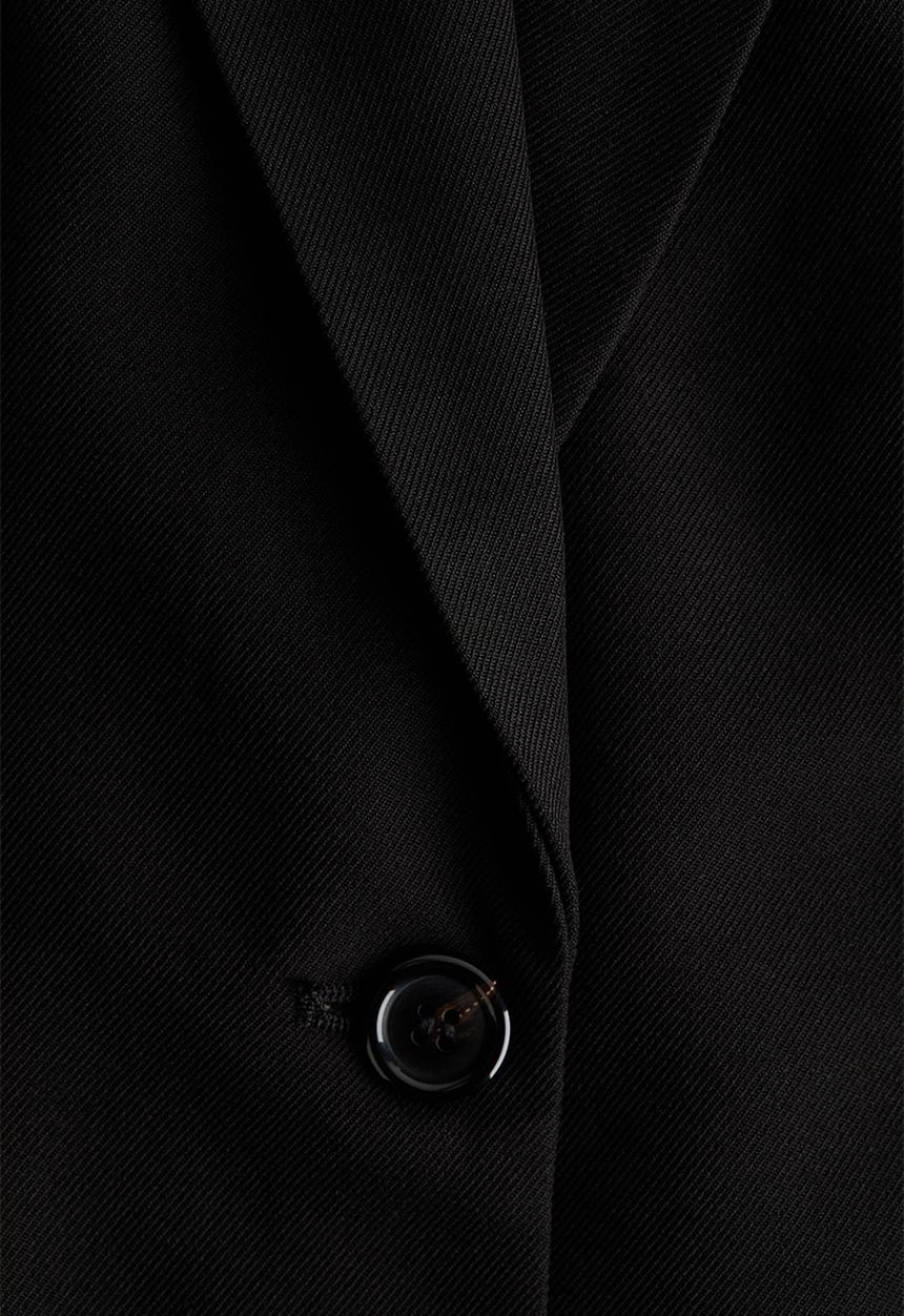H&M - Single-breasted blazer - black