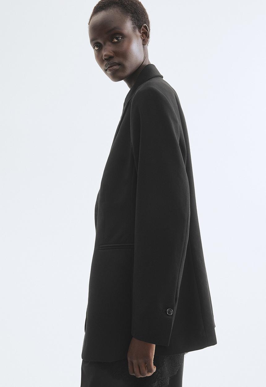 H&M - Single-breasted blazer - black
