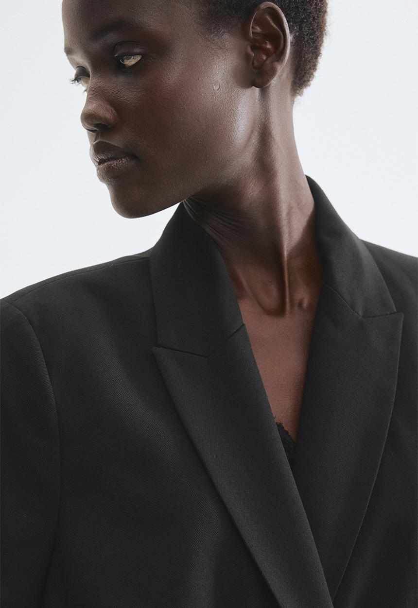 H&M - Single-breasted blazer - black