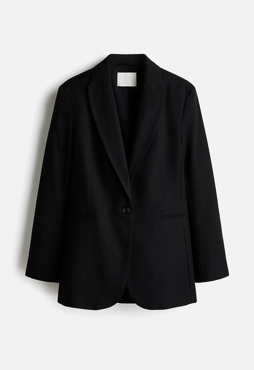 H&M - Single-breasted blazer - black