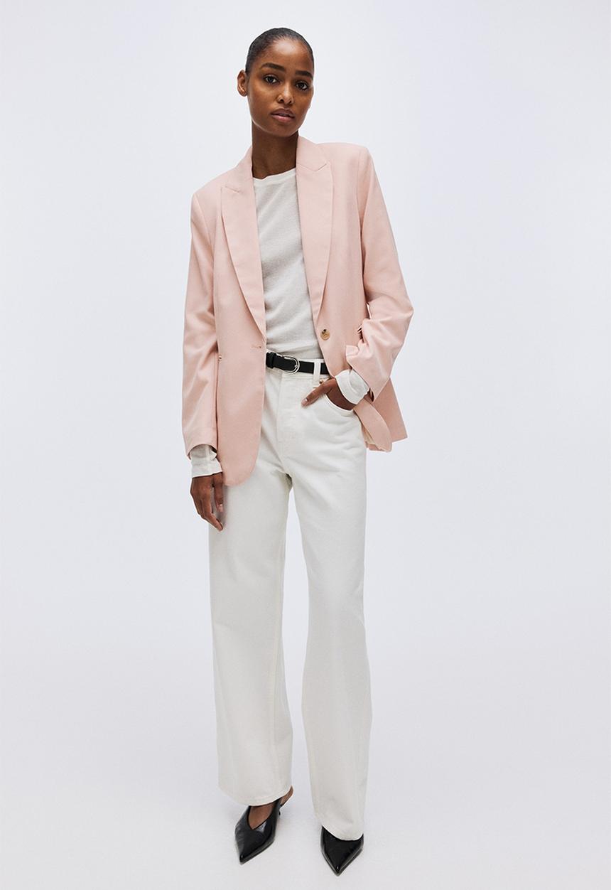 H&M - Single-breasted blazer - pink