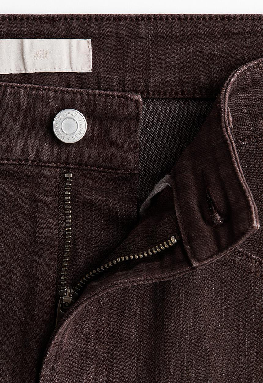 H&M - Bootcut high jeans - dark brown